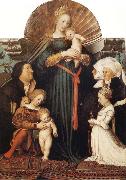 Hans holbein the younger, Madonna of Mercy and the Family of Jakob Meyer zum Hasen